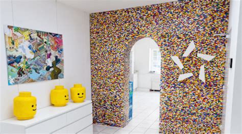 Guy Builds A Wall In His House Made Entirely Out Of LEGO