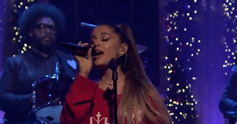 Ariana Grande Performs On 'The Tonight Show Starring Jimmy Fallon'