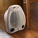 Vie Air 1500W Portable 2-Settings White Office Fan Heater with ...