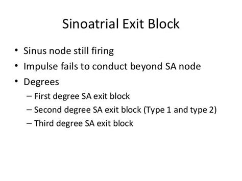 ECG Lecture: Sinus arrest, sinoatrial exit block, AV block and escape…