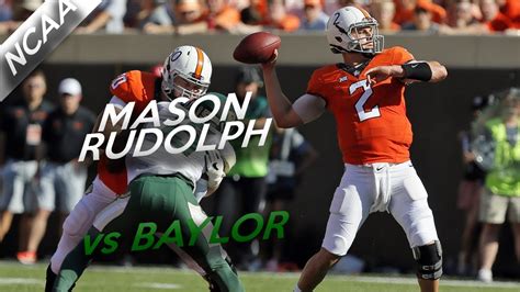 Mason Rudolph Highlights vs Baylor // 19/31 459 Yards, 4 Total TDs // 10.14.17 - YouTube