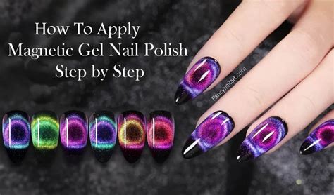 How To Apply Magnetic Gel Nail Polish Step by Step