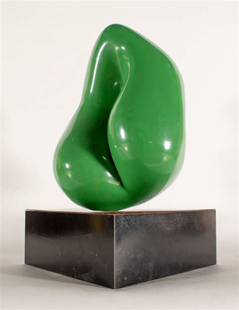 Modern Biomorphic Sculpture in Green | Inventory | WOLFS Fine Paintings ...