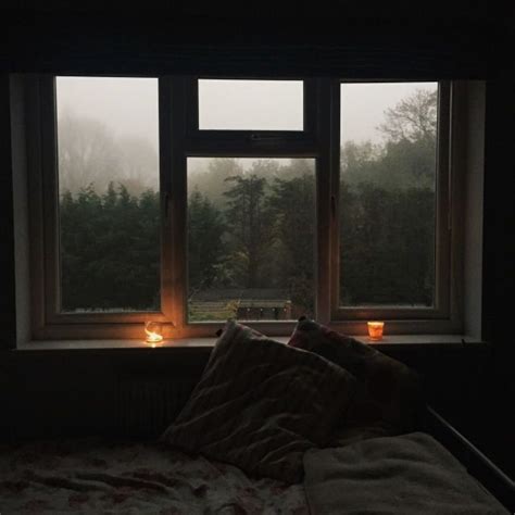 Pinterest:qυєєиєgу11 ☄️ Rain Window, Window View, Cozy Aesthetic, Night ...