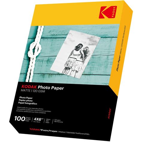 Kodak 4R Matte Photo Paper - 100 Sheets | BIG W