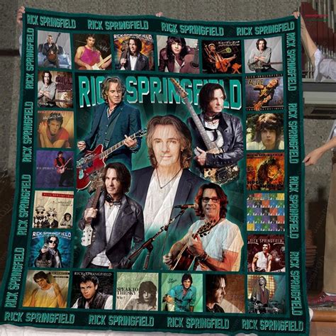 Rick Springfield Albums Cover Poster Music Musician Quilt | Etsy