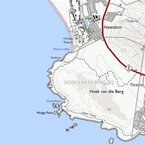 3419AC HERMANUS (4th Edition) Map by Chief Directorate: National Geo ...