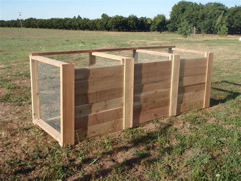 My hubby and I build this compost bin from plans we got online. If you'd like the plans, let me ...