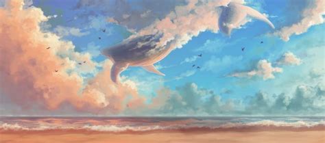 Fly Whale by Sei-niichan | Whale art, Whale, Sky art