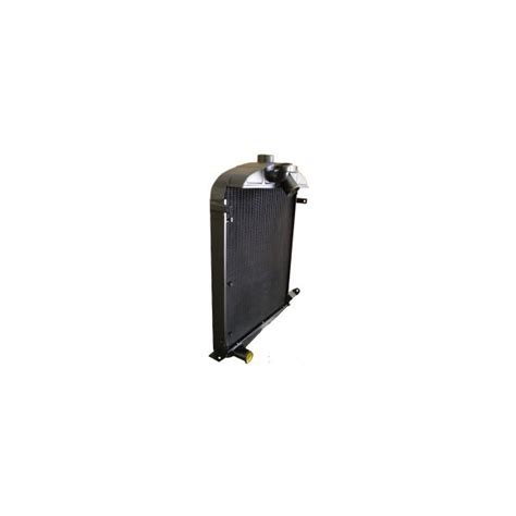 Model A Ford Radiator - Pressurized - 2 Row - 10 Fins Per Inch - Flat ...