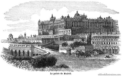 Royal Palace, Madrid | Old Book Illustrations