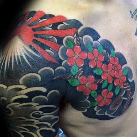 60 Rising Sun Tattoo Designs For Men - Japanese Ink Ideas