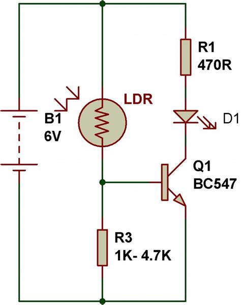 Circuit Diagram Of Ldr Sensor