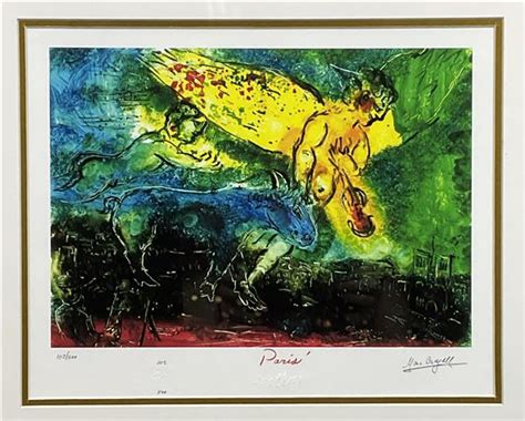 Marc Chagall | Marc Chagall Facsimile Signature Signed In Plate (1966 ...