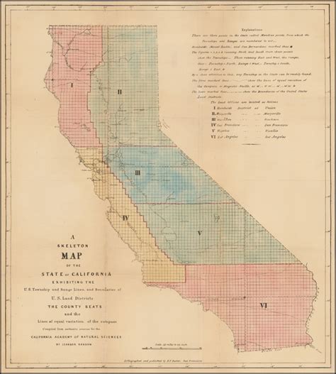 Section Township Range Maps - California Township And Range Map ...