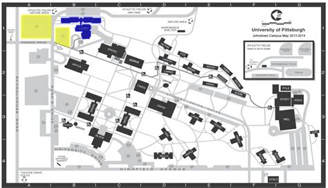 Pitt Johnstown Campus Map | Time Zones Map