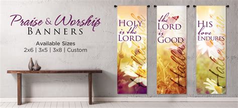 Spring Worship Banners | ChurchBanners.com