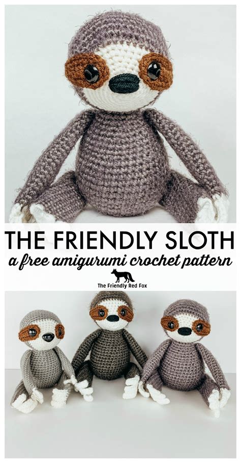 Free Sloth Crochet Pattern