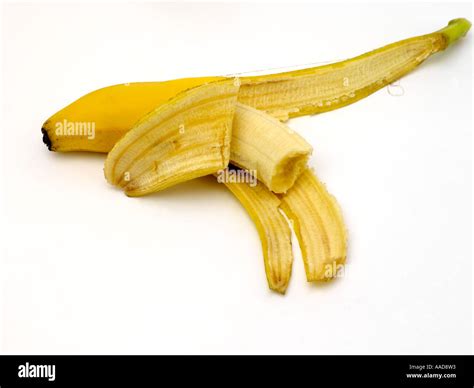 Half Eaten Banana Stock Photo - Alamy