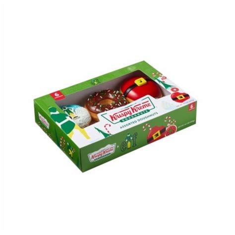 Krispy Kreme® Chocolate Iced Doughnuts with Holiday Sprinkles, 6 ct ...