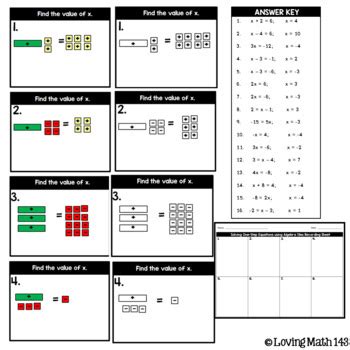 Algebra Tiles worksheets: Interactive Learning for Algebraic Concepts