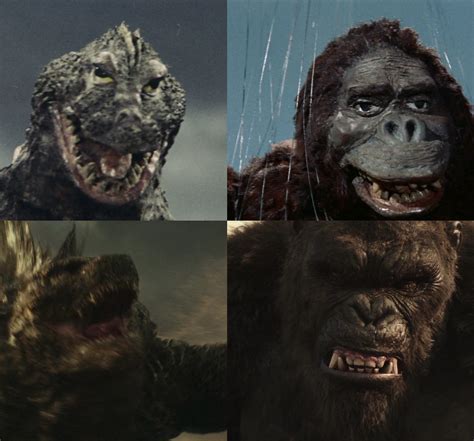 Godzilla vs Kong and King Kong vs Godzilla comparison | Godzilla vs ...