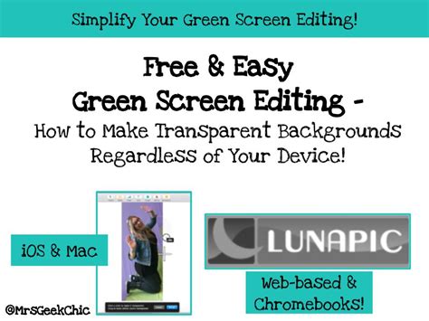 Free & Easy Green Screen Editing- How to Make Transparent Background