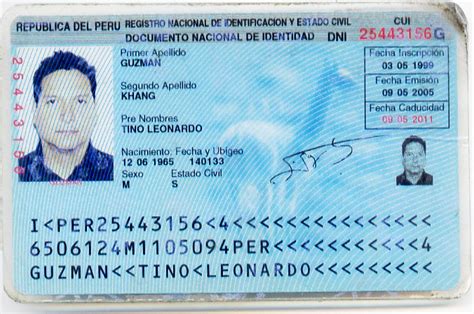 Peru Id Card