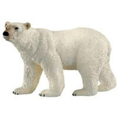 Schleich-S 14800 Polar Bear Figurine, Polar Bear Animal, Plastic ...