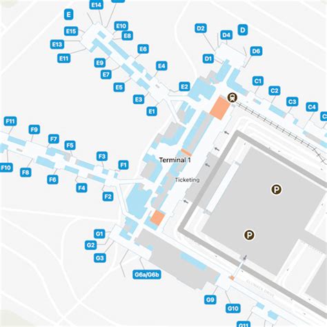 Minneapolis-St Paul Airport Map | MSP Terminal Guide