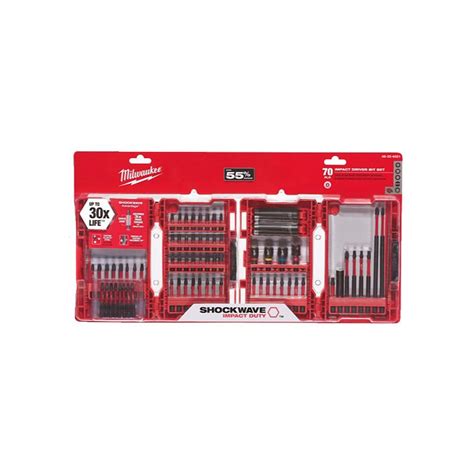 Milwaukee 70-Piece Shockwave Impact Bit Set – HNT Tools