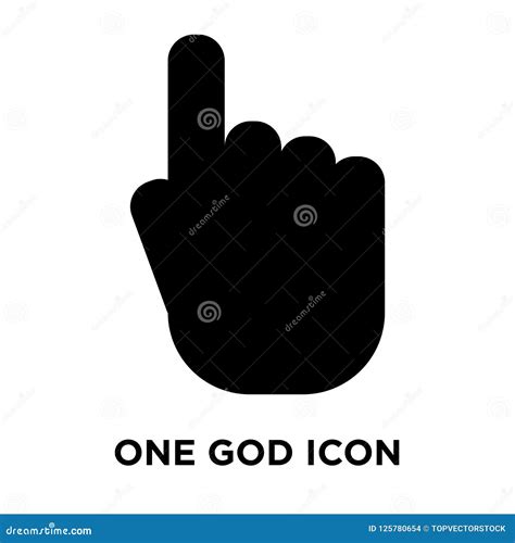 One God Icon Vector Isolated on White Background, Logo Concept O Stock Vector - Illustration of ...