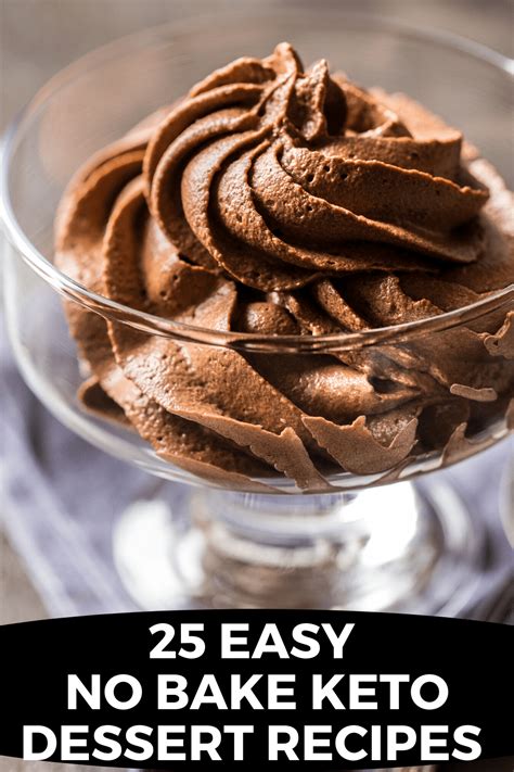 Easy No Bake Keto Dessert Recipes | Word To Your Mother Blog