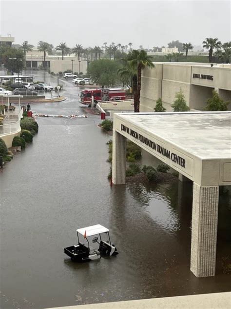 Flooding at Eisenhower hospital in Rancho Mirage, California: Watch Videos - Opoyi