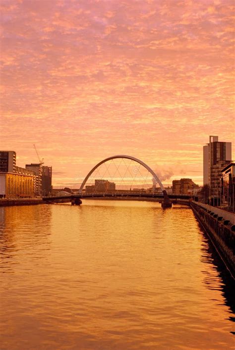 The Clyde Arc Bridge in Glasgow on the River Clyde less Formally Known ...