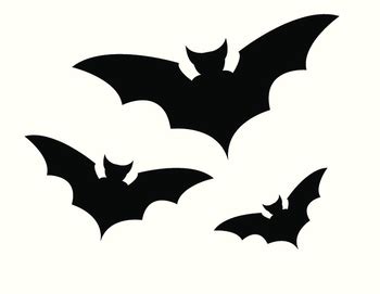 Spooky Halloween Bat Stencil by Learning Lounge | TPT