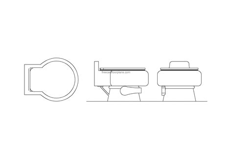 Composting Toilet - Free CAD Drawings