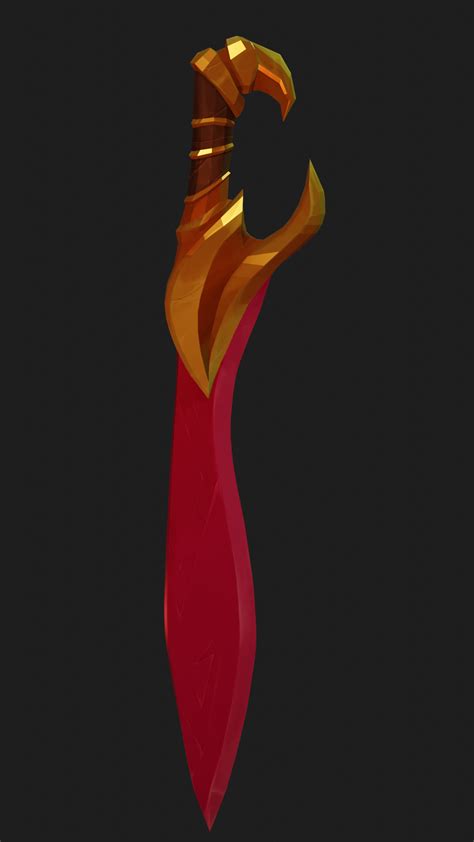 3D Sword (a falcata?) by Enr1C0o on DeviantArt