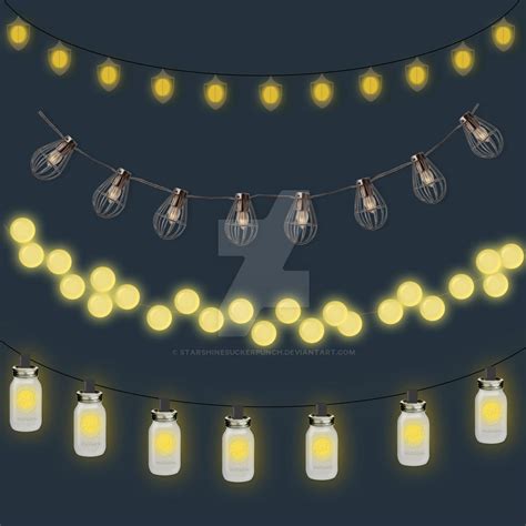 Outdoor String Lights Clipart by starshinesuckerpunch on DeviantArt