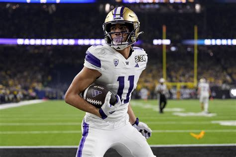 Washington trio of WR Jalen McMillan, LT Troy Fautanu and DE Bralen ...