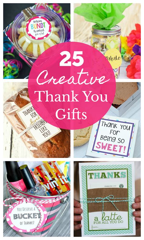 25 Cute and Creative Thank You Gift Ideas to use for any occasion | Small thank you gift ...