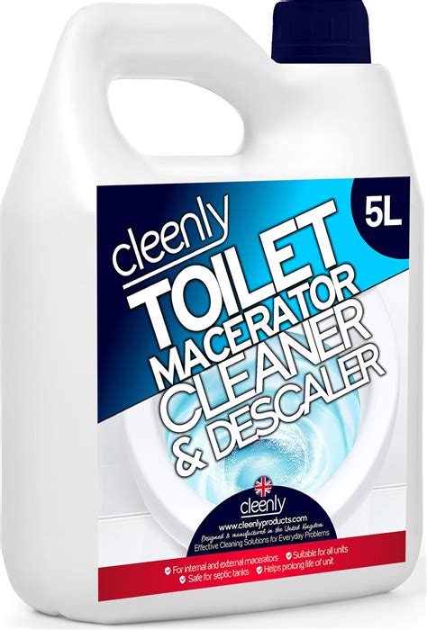 Buy Cleenly Toilet Macerator Cleaner & Descaler - 5 litres | Super Concentrated, Long-Lasting ...