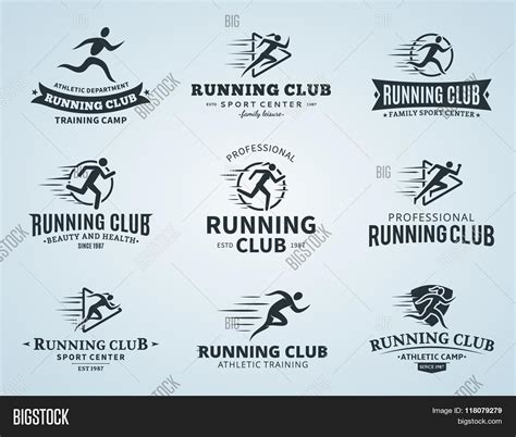 Running Club Logo, Vector & Photo (Free Trial) | Bigstock