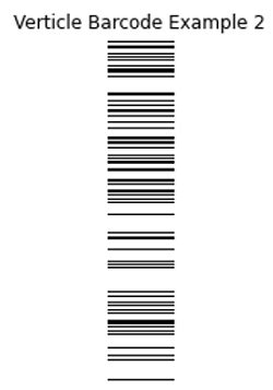 Python | Vertical Barcode