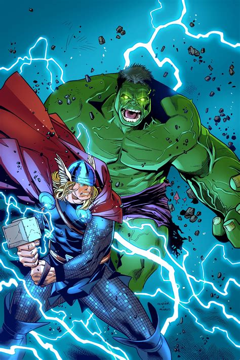 Thor Art, Hulk Art, Avengers Art, Hulk Vs Thor, Hulk Marvel, Marvel ...