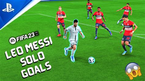 LEO MESSI SOLO GOALS COMPILATION FIFA 23 - MESSI BEST GOALS, SKILLS & DRIBLLINGS PSG [4K 60FPS ...