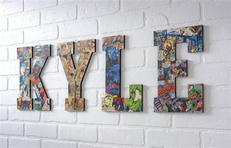 5 Craft Projects with Large Wooden Letters - Modern Tots Blog