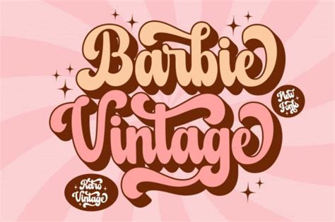 Barbie Vintage Font by Diorde Studio · Creative Fabrica