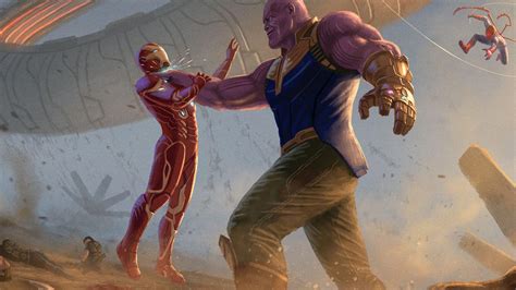 Thanos Vs Spider-Man Wallpapers - Top Free Thanos Vs Spider-Man Backgrounds - WallpaperAccess