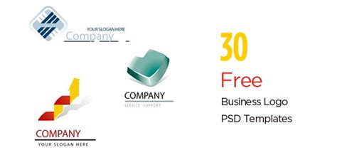 30 Free PSD Business Logo Templates to Nourish Success